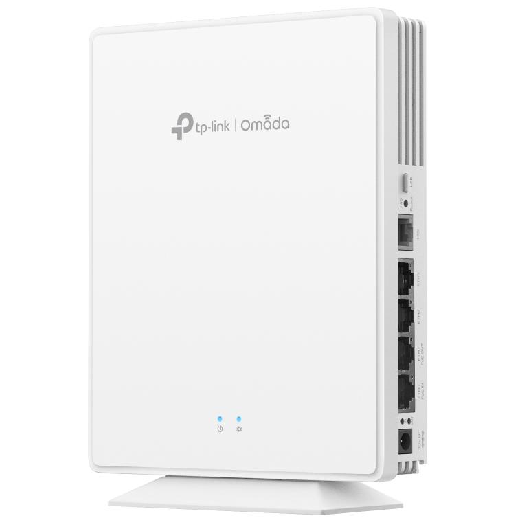 A large main feature product image of TP-Link Omada EAP650-Desktop - AX3000 Desktop Wi-Fi 6 Access Point
