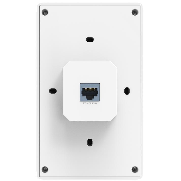 A large main feature product image of TP-Link Omada EAP725-Wall - BE3600 Wall Plate Wi-Fi 7 Access Point