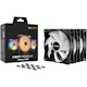 A small tile product image of be quiet! LIGHT WINGS LX ARGB 120mm PWM Fan 3-Pack (Black)
