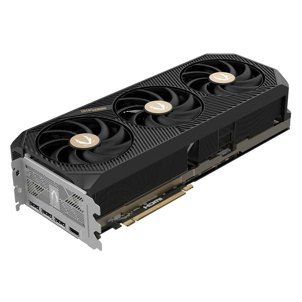 A large main feature product image of ZOTAC Gaming GeForce RTX 5080 Solid 16GB GDDR7