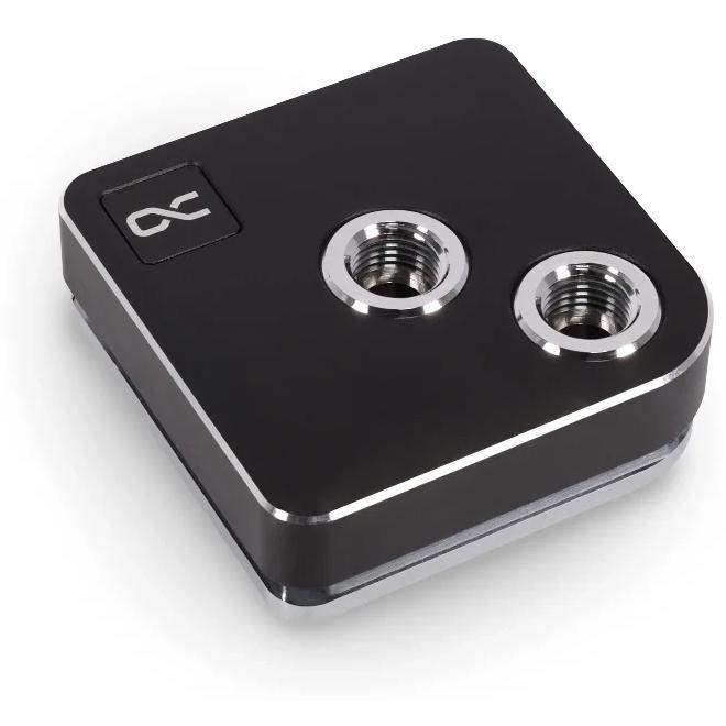 A large main feature product image of Alphacool Core 1 CPU Water Block (Black)