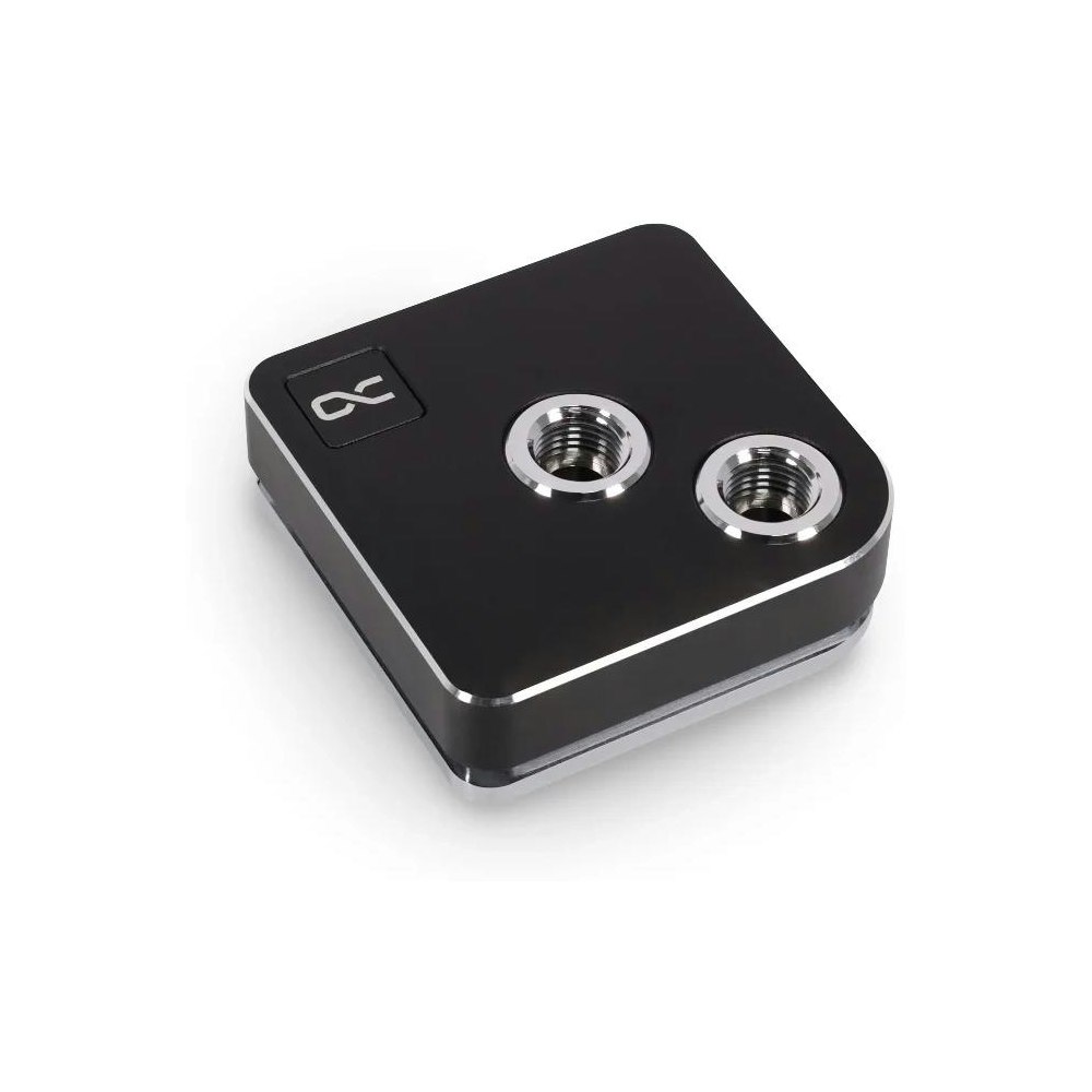 A large main feature product image of Alphacool Core 1 CPU Water Block (Black)