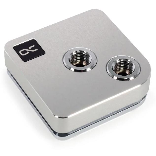 A large main feature product image of Alphacool Core 1 CPU Water Block (Silver)