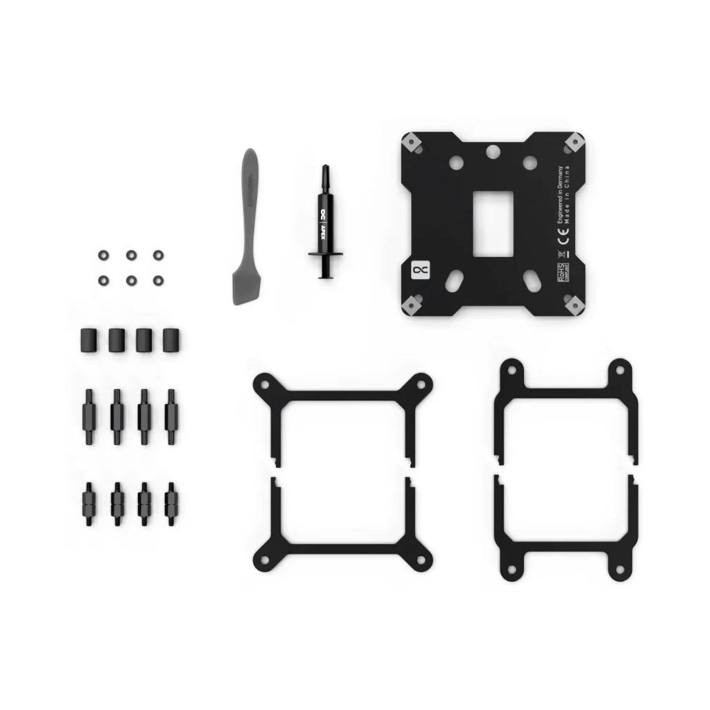 A large main feature product image of Alphacool Core 1 CPU Water Block (Carbon)