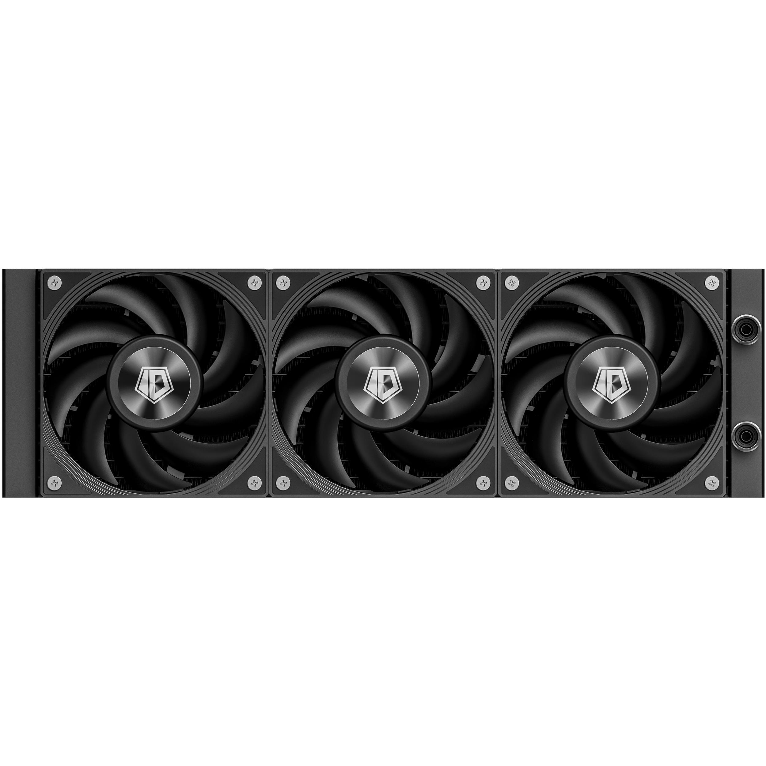 A large main feature product image of ID-COOLING DX360 MAX 360mm ARGB AIO Liquid CPU Cooler (Black)