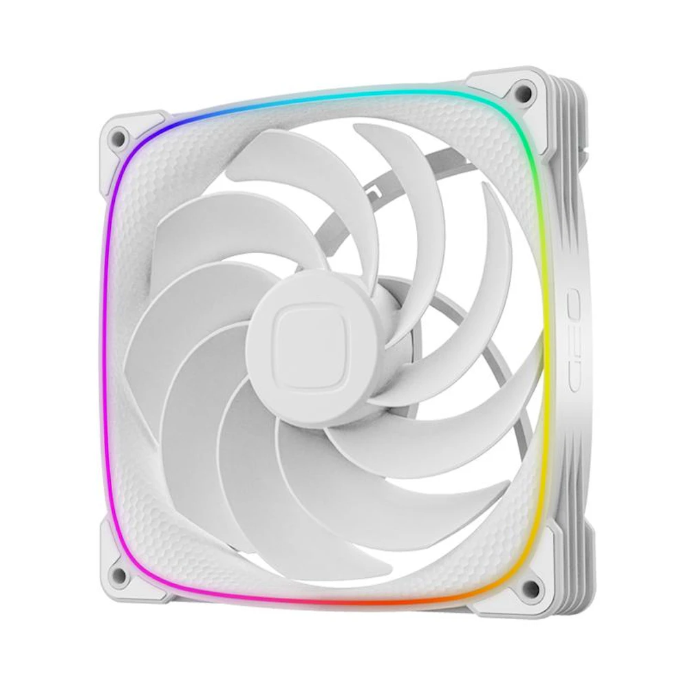Geometric Future Squama 2503 Reverse - 140mm ARGB PWM Fan (White)
