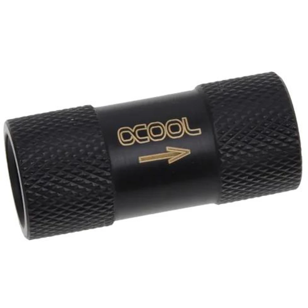 Alphacool G1/4" One-Way Check Valve (Black)