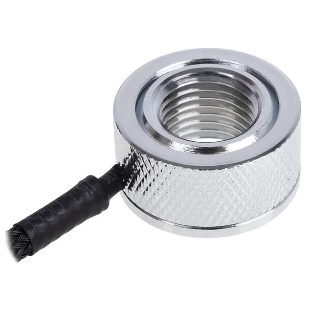 A large main feature product image of Alphacool Eiszapfen G1/4" Inline Temperature Sensor (Chrome)