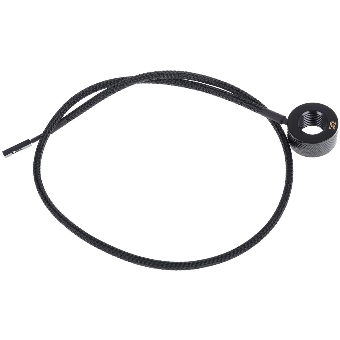 A large main feature product image of Alphacool Eiszapfen G1/4" Inline Temperature Sensor (Black)