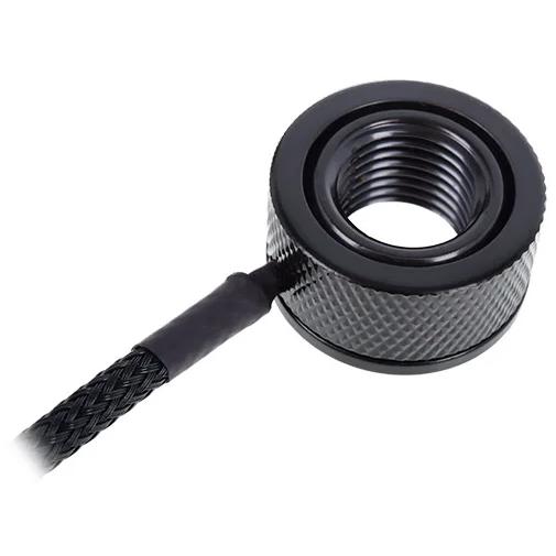 A large main feature product image of Alphacool Eiszapfen G1/4" Inline Temperature Sensor (Black)