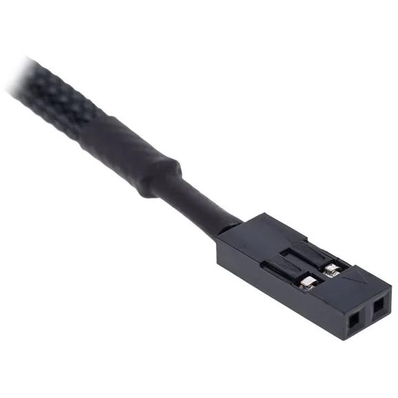 A large main feature product image of Alphacool Eiszapfen G1/4" Inline Temperature Sensor (Black)