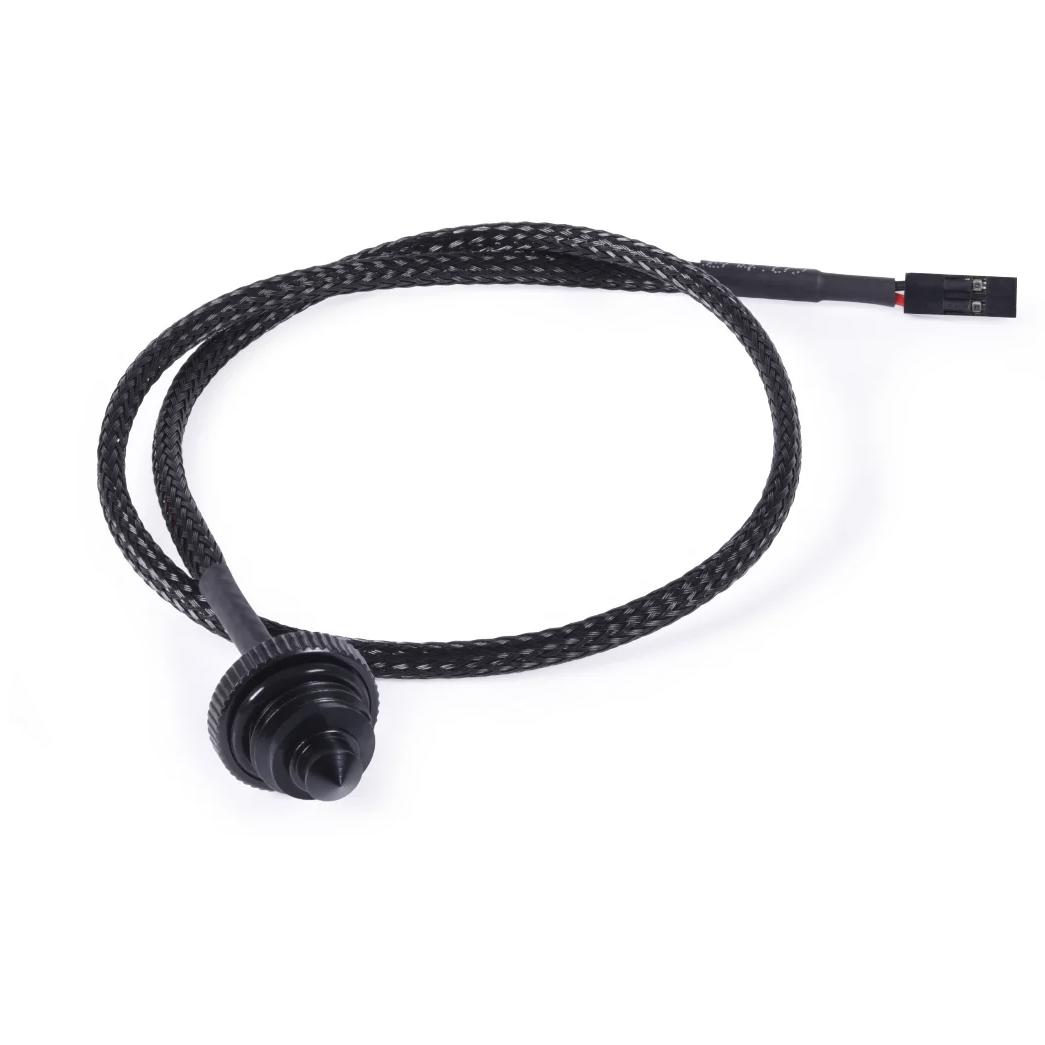 A large main feature product image of Alphacool Eiszapfen G1/4" Temperature Sensor Plug (Black)
