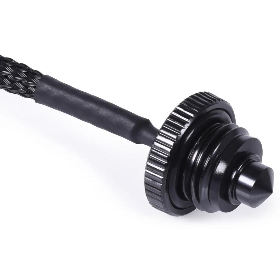 A large main feature product image of Alphacool Eiszapfen G1/4" Temperature Sensor Plug (Black)