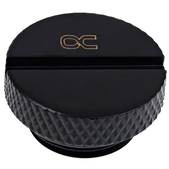 A large main feature product image of Alphacool Eiszapfen G1/4" Plug (Black)