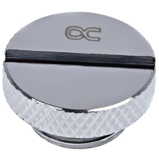 A large main feature product image of Alphacool Eiszapfen G1/4" Plug (Chrome)