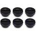 A product image of Alphacool Eiszapfen G1/4" Plug 6-Pack (Black)