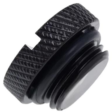 A large main feature product image of Alphacool Eiszapfen G1/4" Plug 6-Pack (Black)