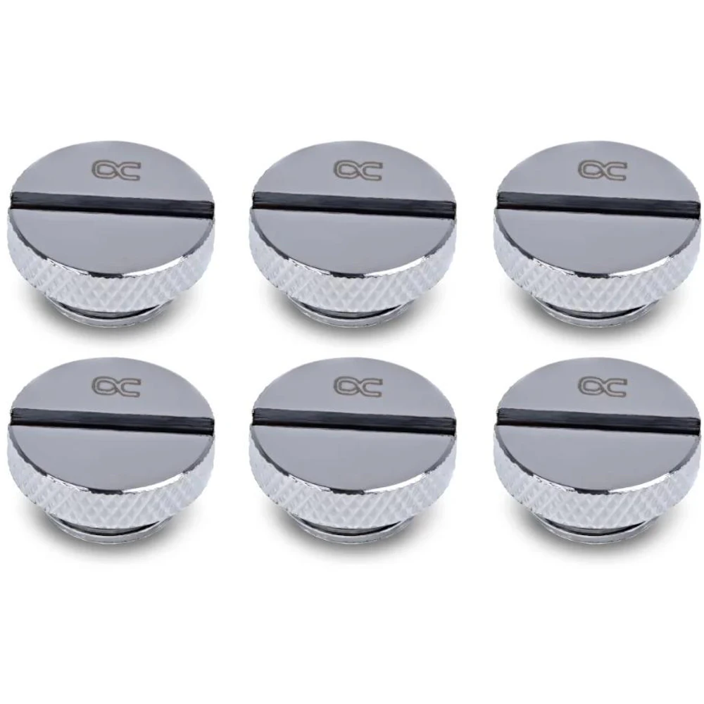 Alphacool Eiszapfen G1/4" Plug 6-Pack (Chrome)
