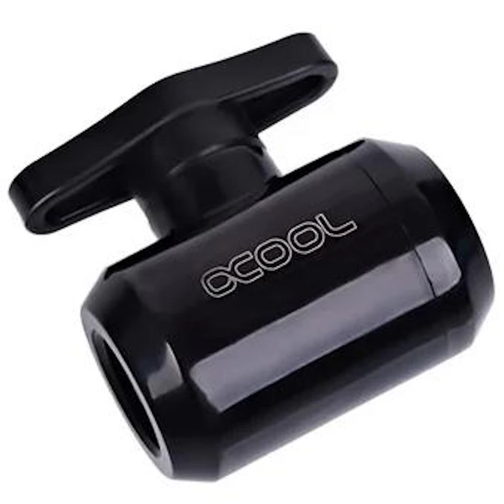 Alphacool Eiszapfen G1/4" Ball Valve (Black)