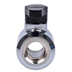 A large main feature product image of Alphacool Eiszapfen G1/4" Ball Valve (Chrome)