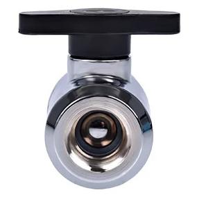 A large main feature product image of Alphacool Eiszapfen G1/4" Ball Valve (Chrome)