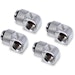 A product image of Alphacool Eiszapfen G1/4" 90 Degree Rotary Fitting 4-Pack (Chrome)