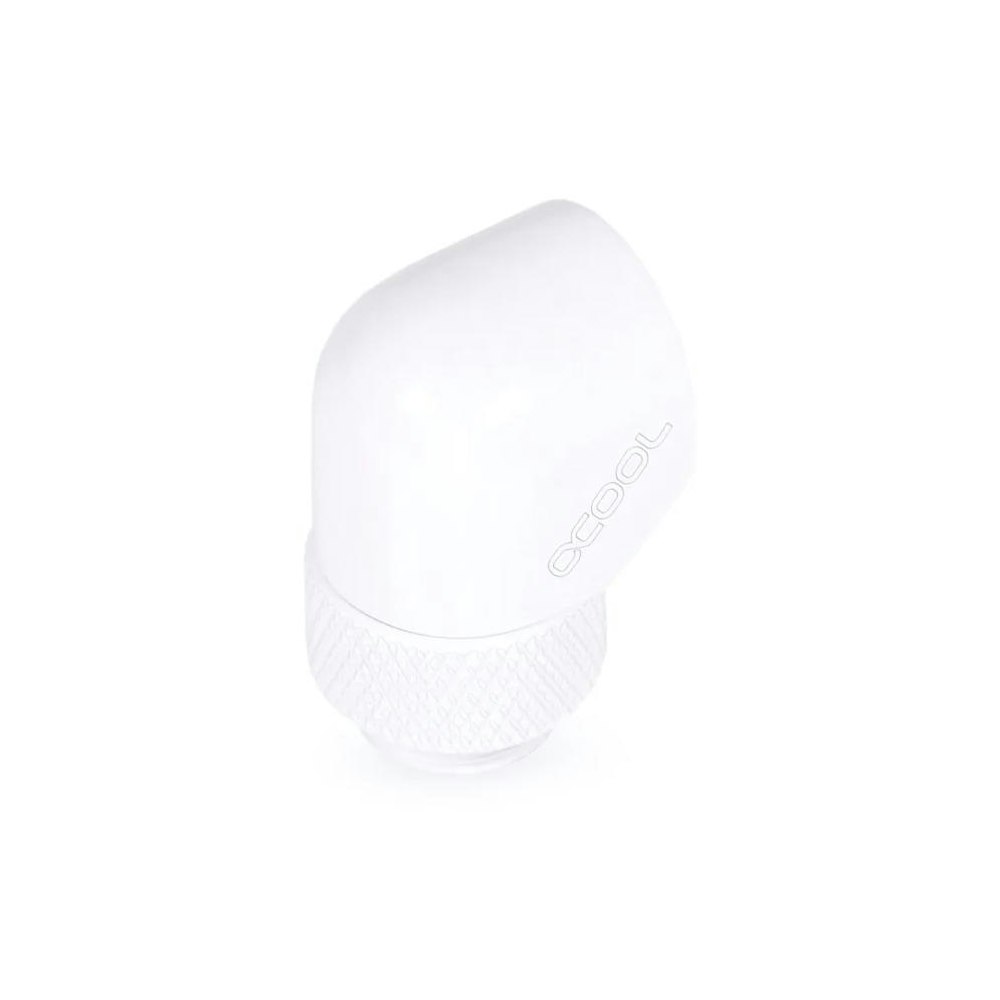 A large main feature product image of Alphacool Eiszapfen G1/4" 90 Degree Rotary Fitting 4-Pack (White)