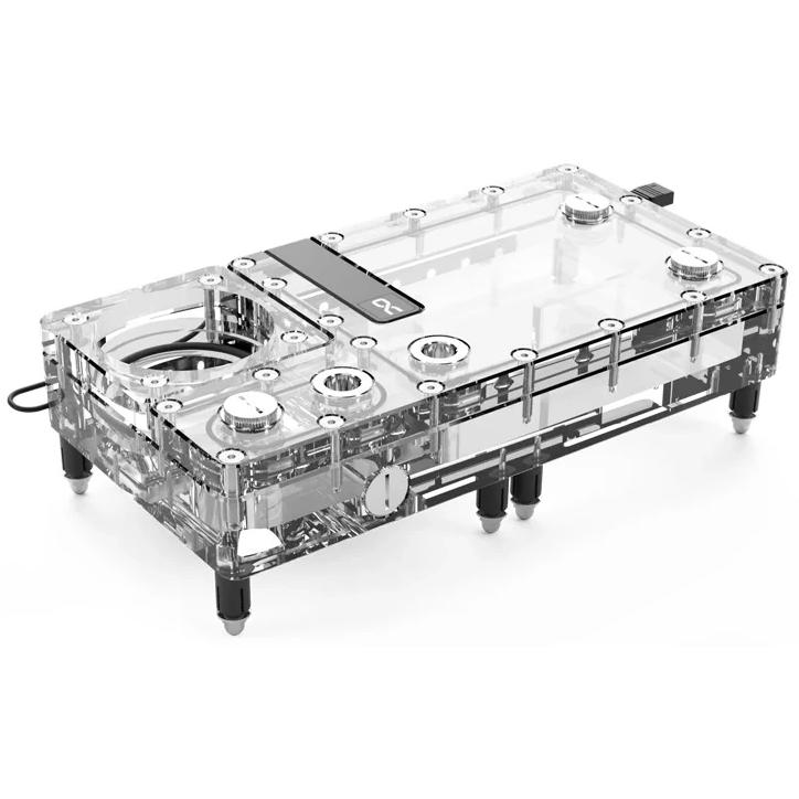 A large main feature product image of Alphacool Core Flat 240 ARGB D5 Reservoir