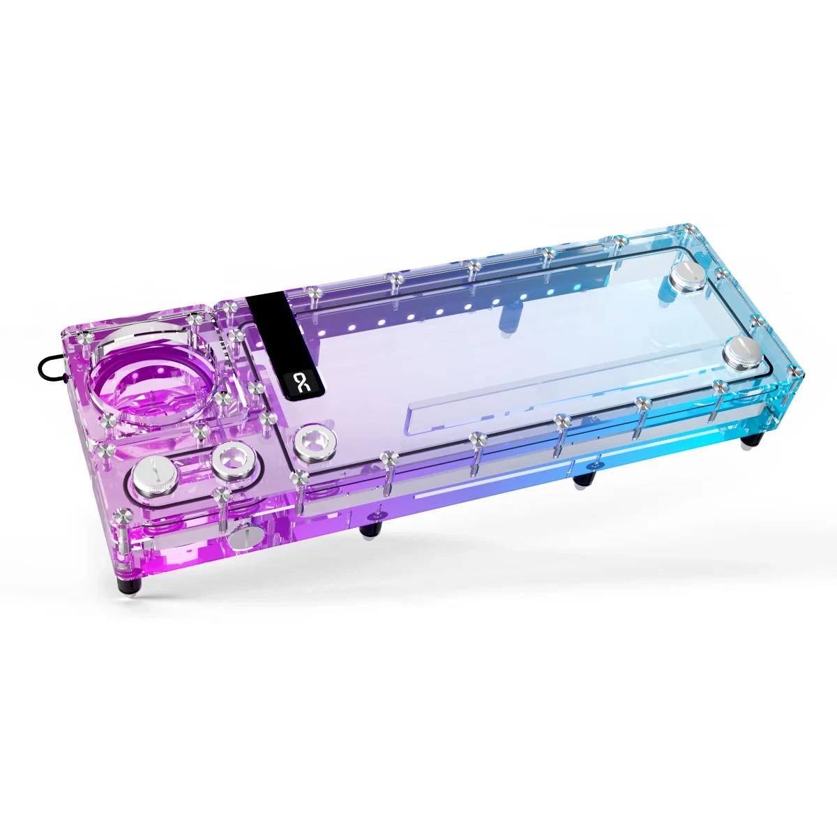 A large main feature product image of Alphacool Core Flat 360 ARGB D5 Reservoir