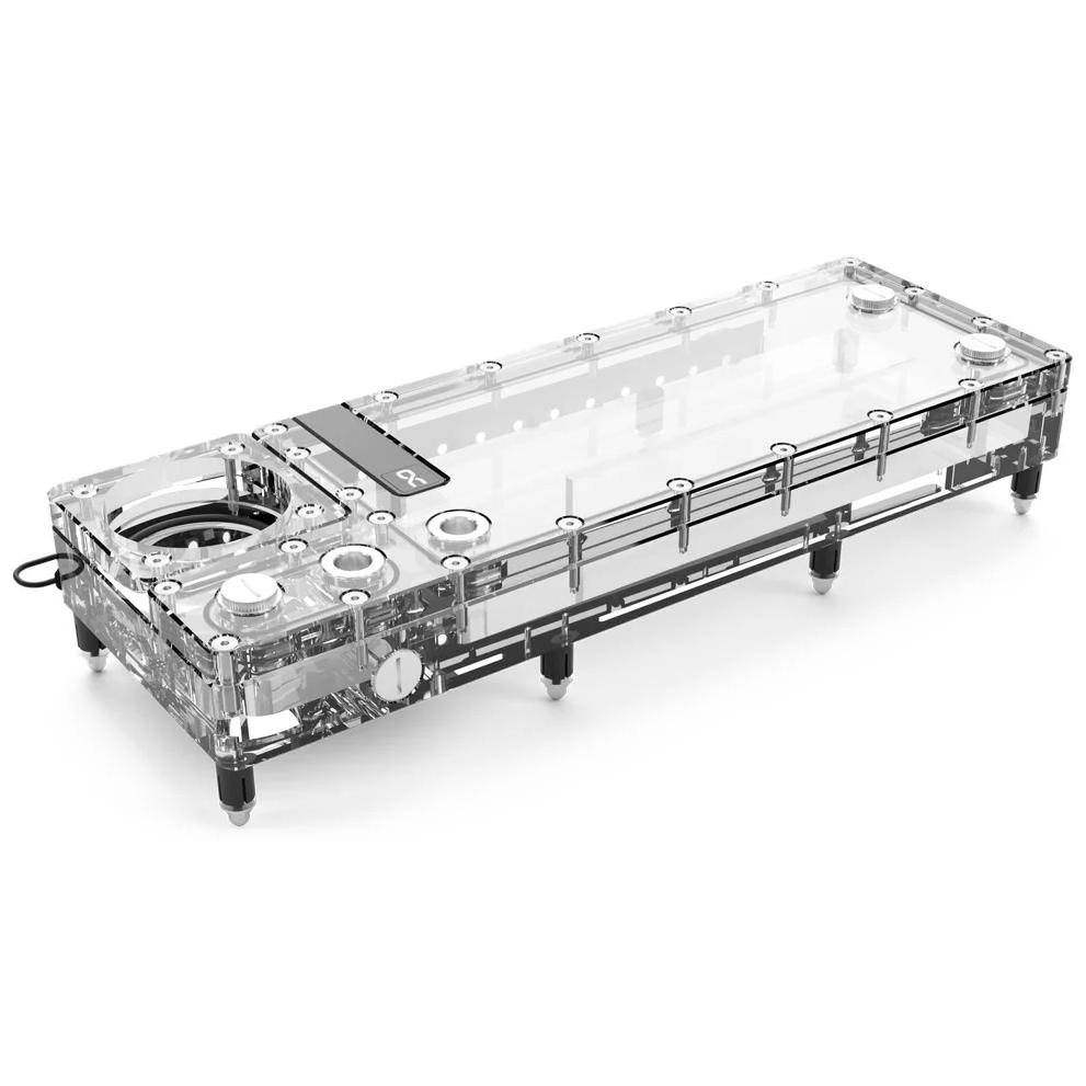 A large main feature product image of Alphacool Core Flat 360 ARGB D5 Reservoir