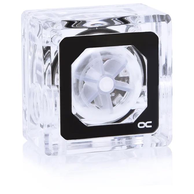 A large main feature product image of Alphacool Eisfluegel Aurora ARGB Flow Meter