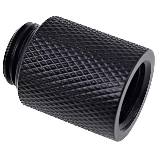 A large main feature product image of Alphacool Eiszapfen G1/4" 20mm Extender (Black)