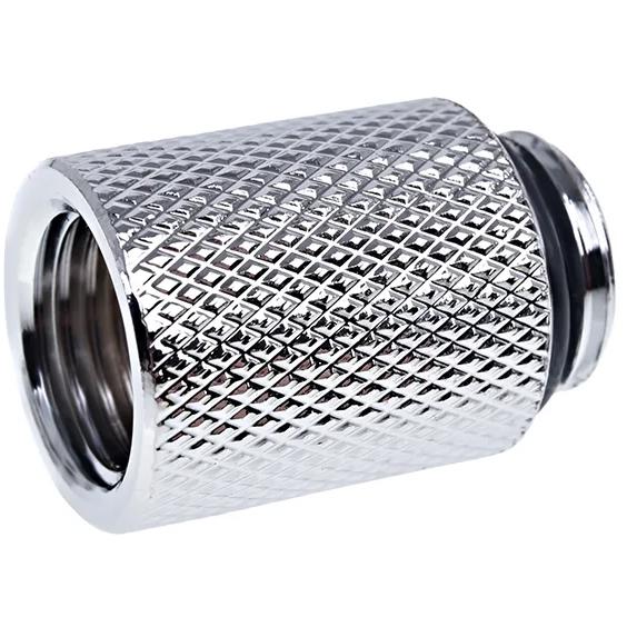 A large main feature product image of Alphacool Eiszapfen G1/4" 20mm Extender (Chrome)