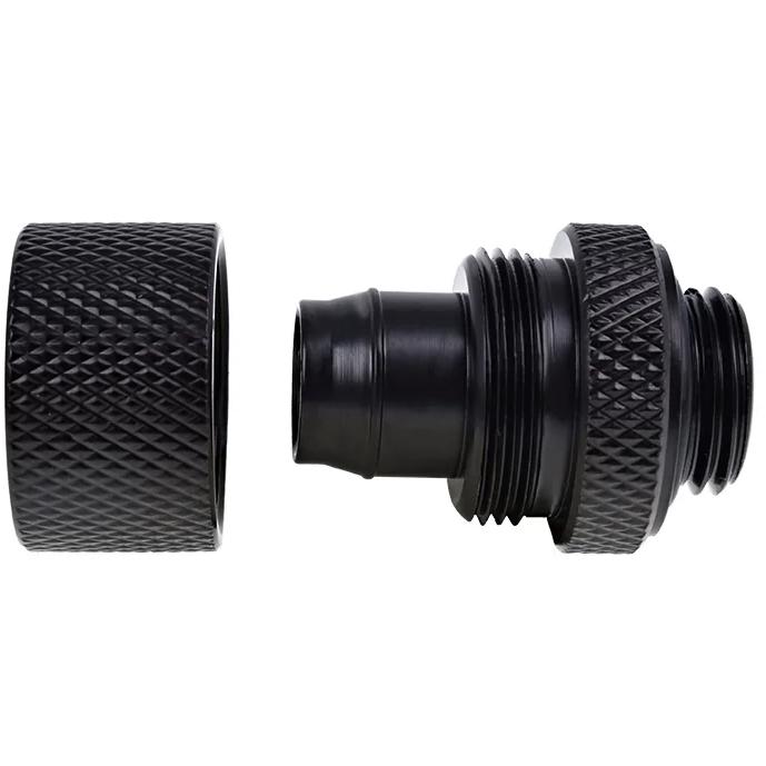 A large main feature product image of Alphacool Eiszapfen G1/4" 10/13mm Soft Tube Compression Fitting (Black)