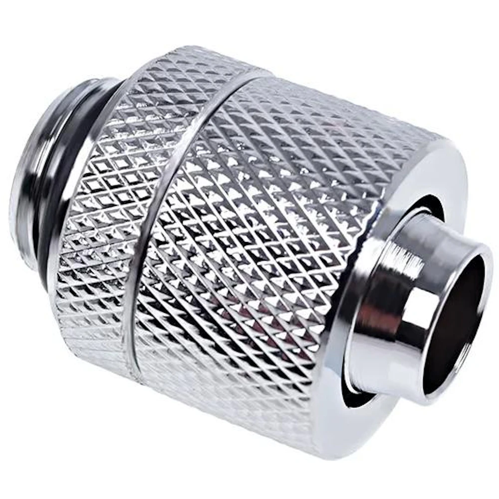 Alphacool Eiszapfen G1/4" 10/13mm Soft Tube Compression Fitting (Chrome)