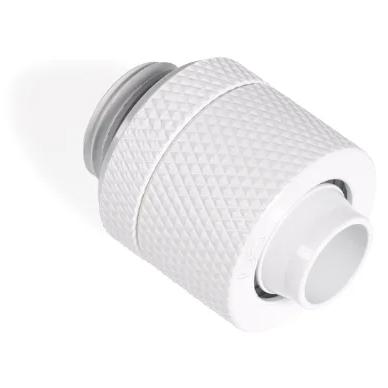 A large main feature product image of Alphacool Eiszapfen G1/4" 10/13mm Soft Tube Compression Fitting (White)