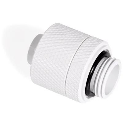 A large main feature product image of Alphacool Eiszapfen G1/4" 10/13mm Soft Tube Compression Fitting (White)