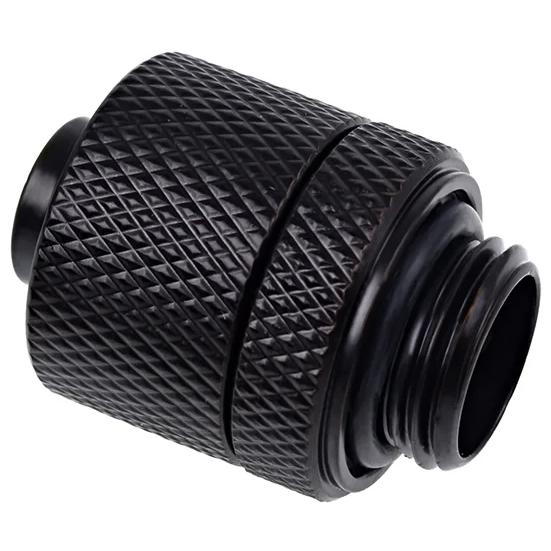 A large main feature product image of Alphacool Eiszapfen G1/4" 10/13mm Soft Tube Compression Fitting 6-Pack (Black)