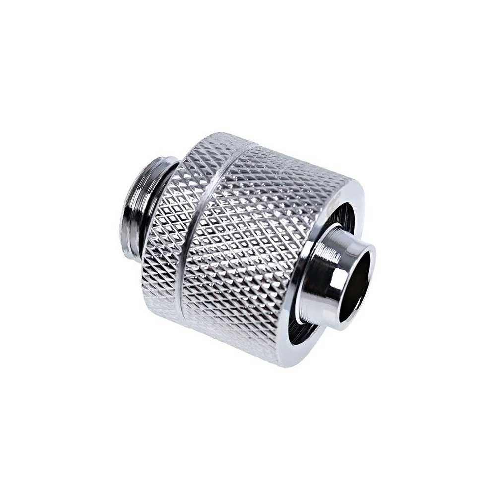 A large main feature product image of Alphacool Eiszapfen G1/4" 10/16mm Soft Tube Compression Fitting (Chrome)