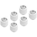A product image of Alphacool Eiszapfen G1/4" 10/16mm Soft Tube Compression Fitting 6-Pack (White)