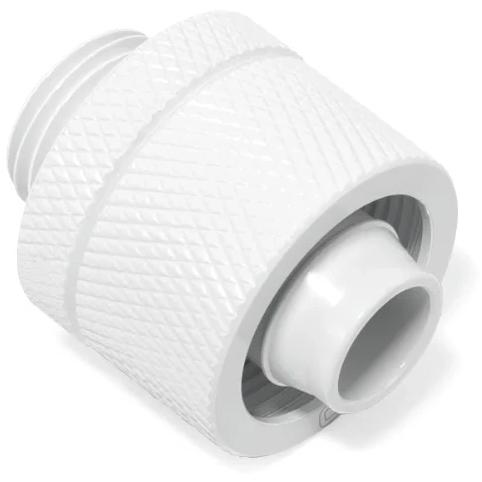 A large main feature product image of Alphacool Eiszapfen G1/4" 10/16mm Soft Tube Compression Fitting 6-Pack (White)
