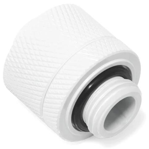 A large main feature product image of Alphacool Eiszapfen G1/4" 10/16mm Soft Tube Compression Fitting 6-Pack (White)