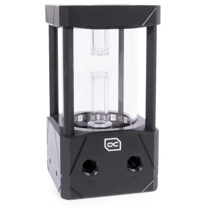 A large main feature product image of Alphacool Eisbecher 150 Aurora ARGB D5 Reservoir (Acetal/Glass)