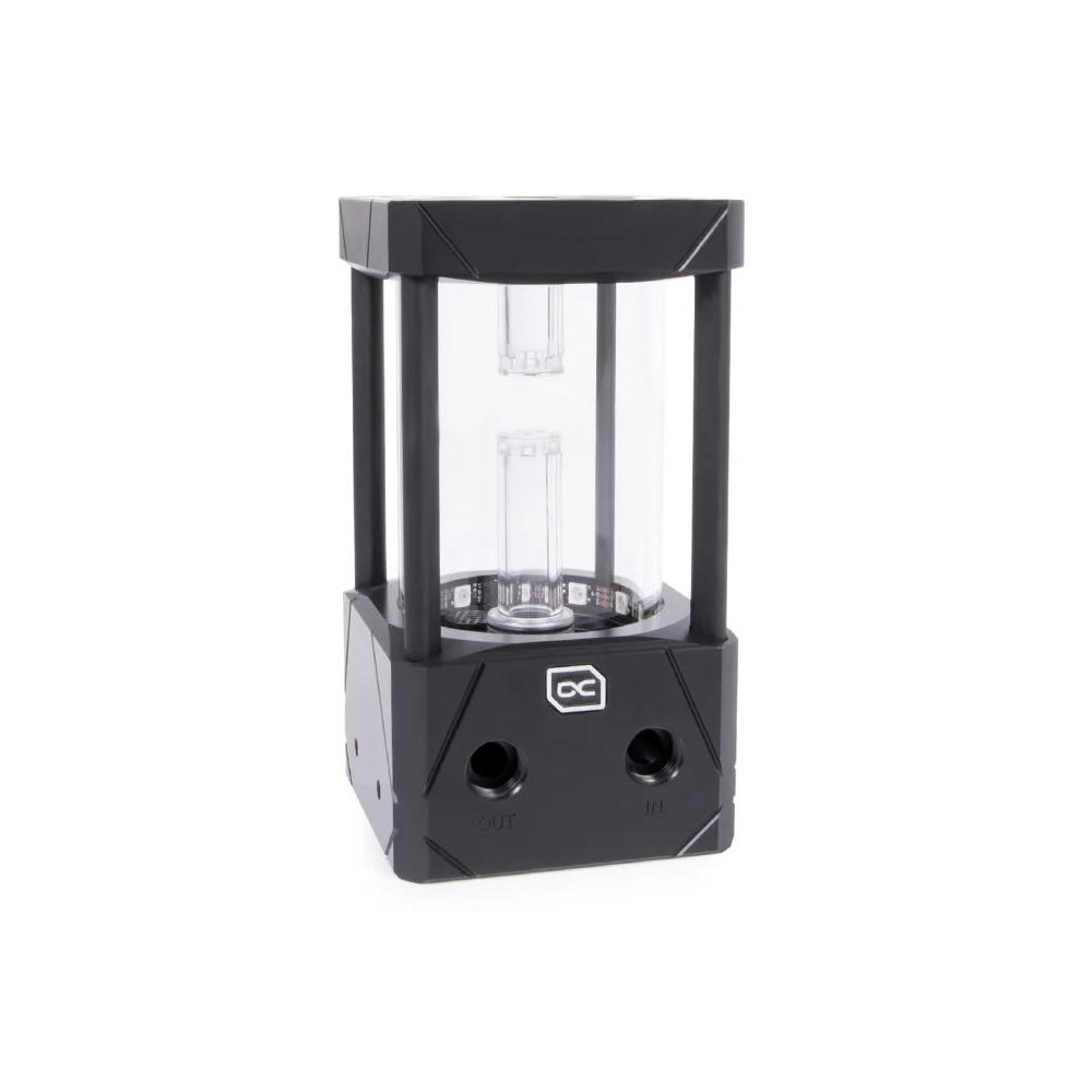 A large main feature product image of Alphacool Eisbecher 150 Aurora ARGB D5 Reservoir (Acetal/Glass)