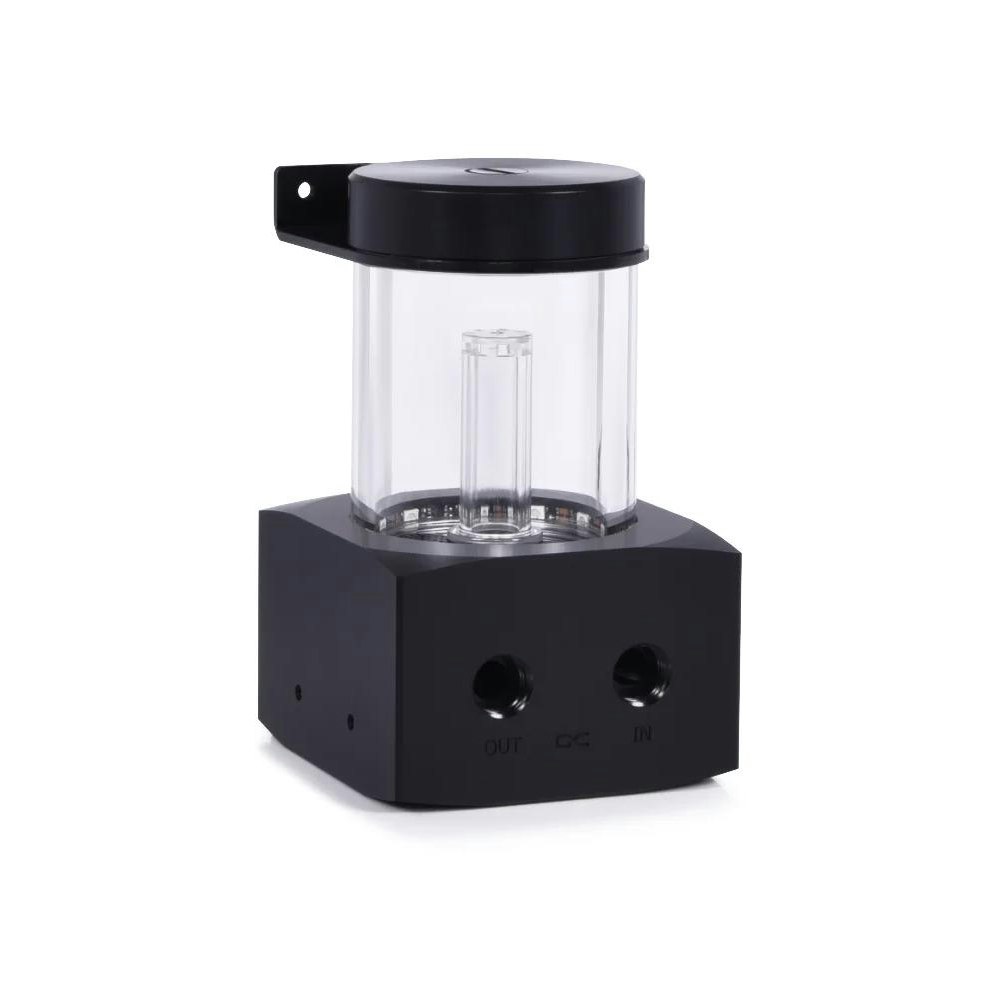 A large main feature product image of Alphacool Core 100 Aurora ARGB D5 Reservoir (Acetal/Acrylic)