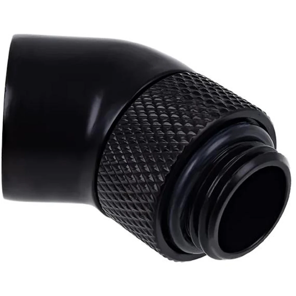 Alphacool Eiszapfen G1/4" 45 Degree Rotary Fitting (Black)