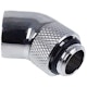 A small tile product image of Alphacool Eiszapfen G1/4" 45 Degree Rotary Fitting (Chrome)