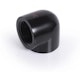 A small tile product image of Alphacool Eiszapfen G1/4" 90 Degree 20mm Elbow Fitting (Black)