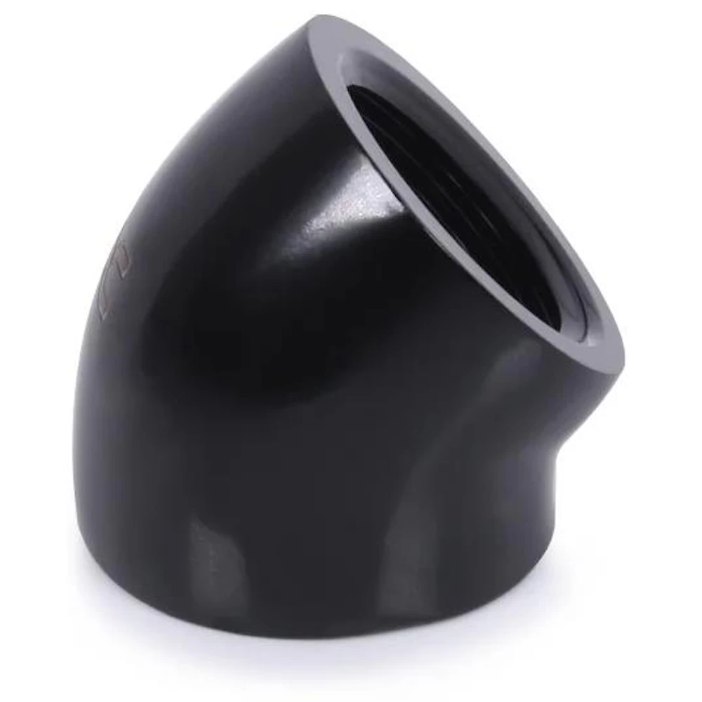 Alphacool Eiszapfen G1/4" 45 Degree Elbow Fitting (Black)
