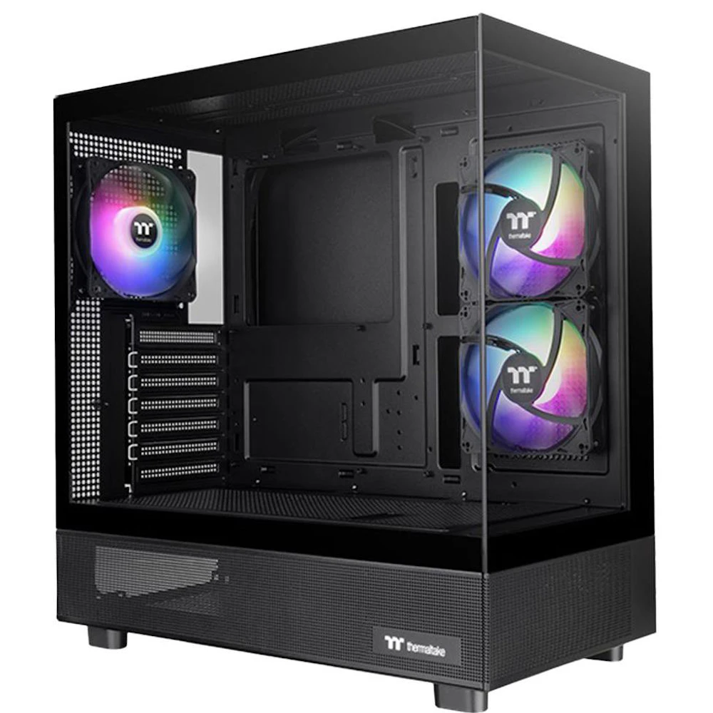 Thermaltake View 270 PLUS - Tempered Glass ARGB Mid Tower Case (Black)